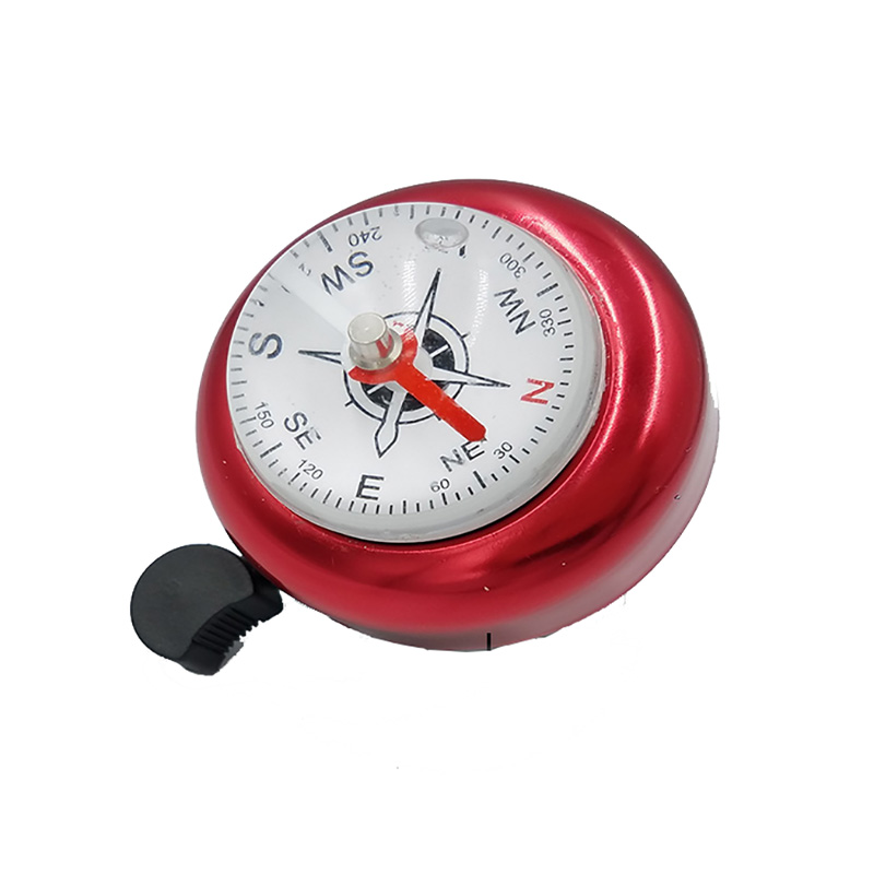 bicycle bell with compass for outdoor rides