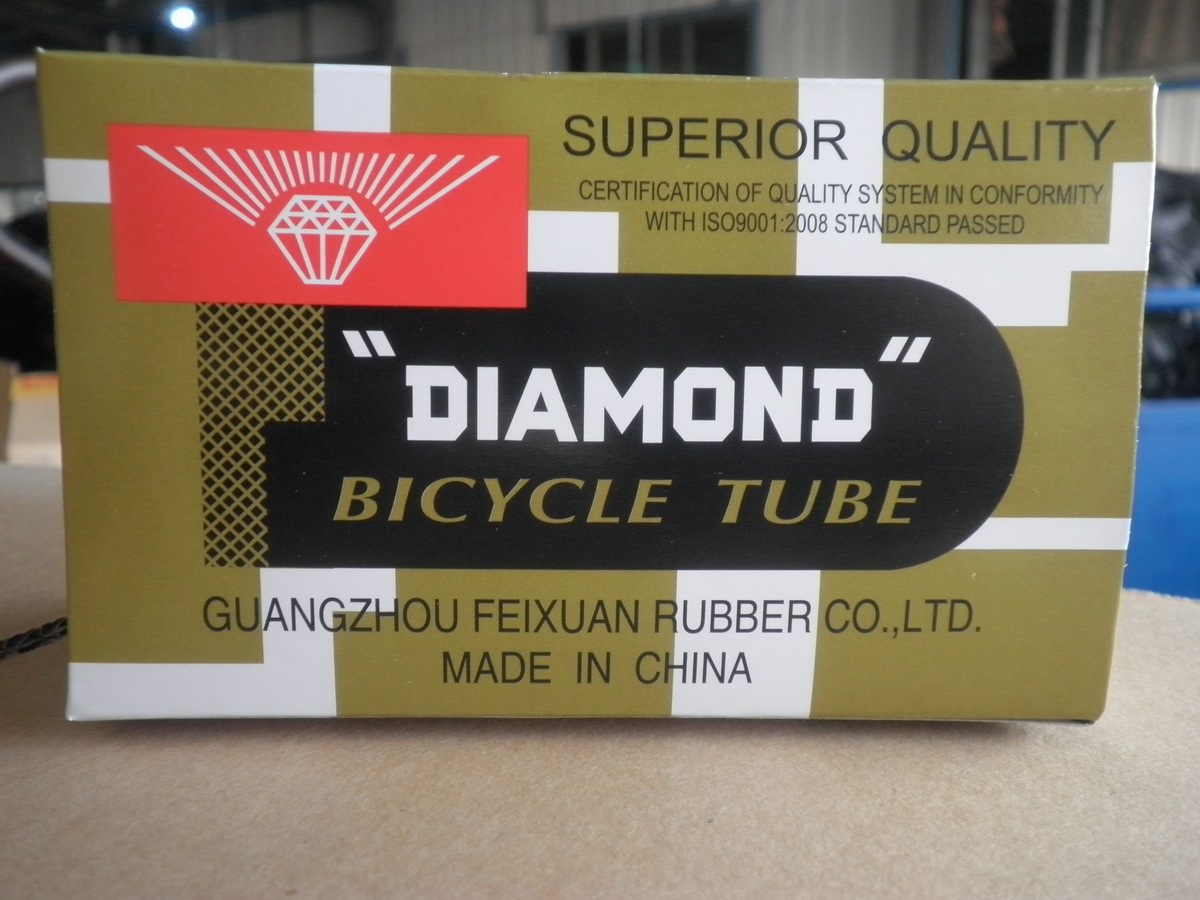 Original Diamond brand Natural bicycle tube 26x1-1/2 for west africa market