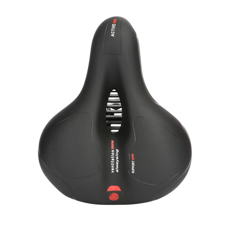 new design Comfortable bicycle saddle pu leather with reflector