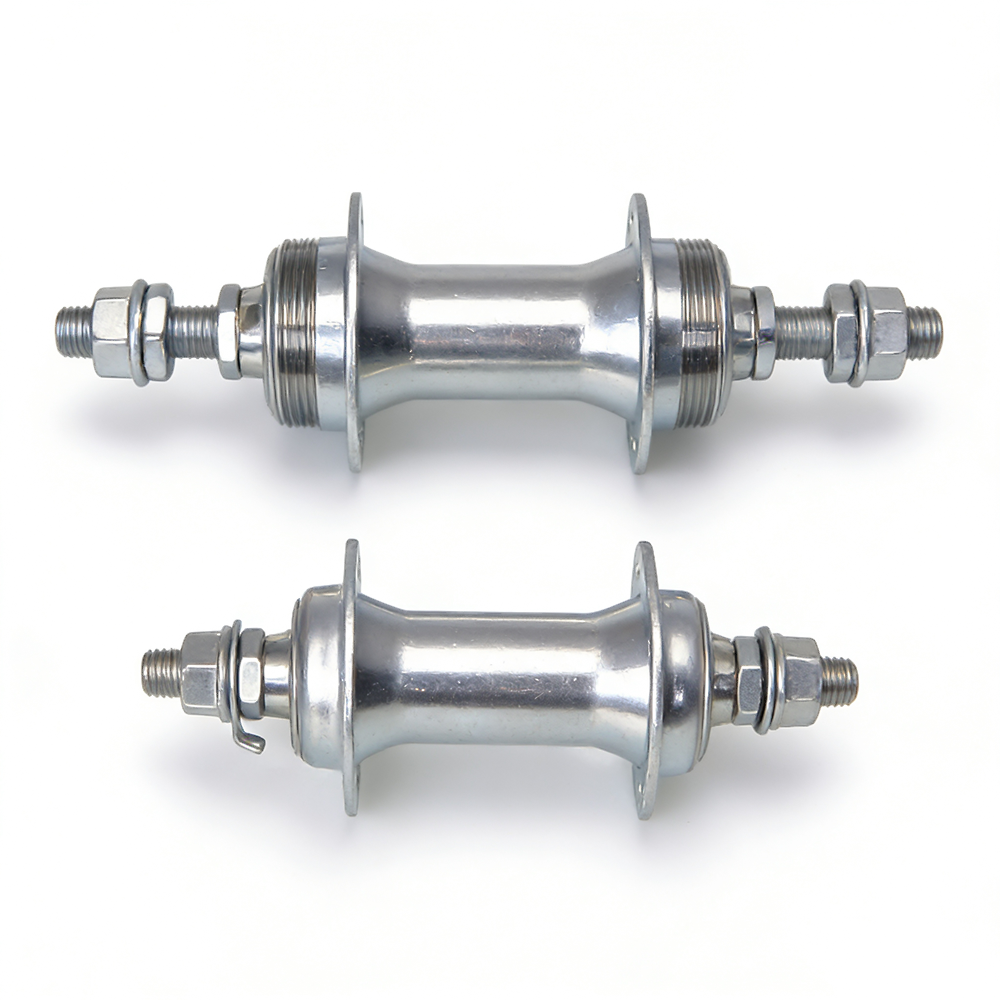  Bicycle Hub BMX Mountain Bike Front and  Rear Thru Axle High Precision Durable Steel Sealed Bearings Nut Type  