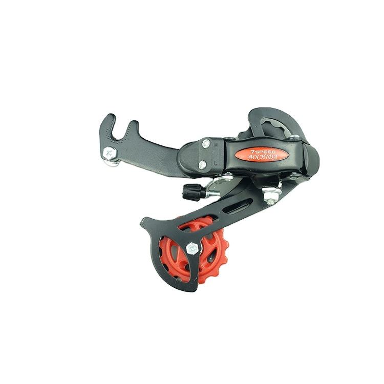 21Speed Hook Type Rear Derailleur MTB 7 Speed Gear Shifter Claw Mount Hanger with Pulley Wheels Claw Mountain Bicycle Derailleur