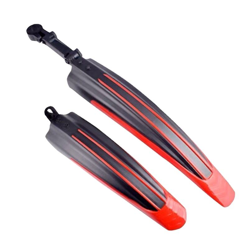High Strength Plastic Colorful Bicycle Fender Set Front Rear Adjustable Mount Mudguard MTB Road City Bike Mud Guard